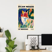 Fox Art Print Éclair Renard French Exhibition (Thuiskantoor)