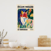 Fox Art Print Éclair Renard French Exhibition (Keuken)