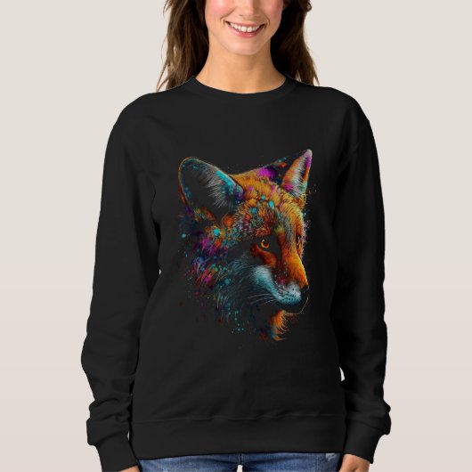 Fox Artwork  Animal  Animal Fox 14 Trui (Voorkant)