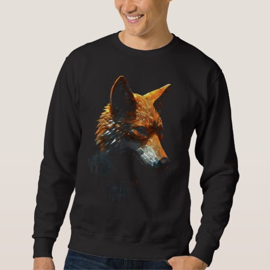 Fox Artwork Animal Animal Fox 4 Trui (Voorkant)
