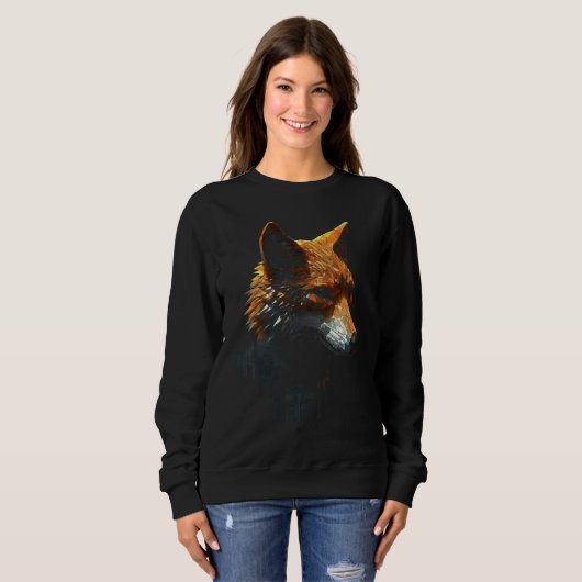 Fox Artwork  Animal  Animal Fox 4 Trui (Voorkant volledig)