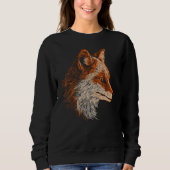 Fox Artwork  Animal  Animal Fox 7 Trui (Voorkant)