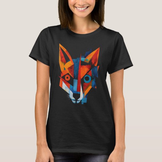 Fox Artwork  Animal Fox T-shirt (Voorkant)