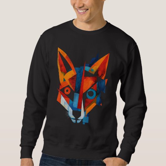 Fox Artwork  Animal Fox Trui (Voorkant)
