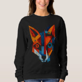 Fox Artwork  Animal Fox Trui (Voorkant)