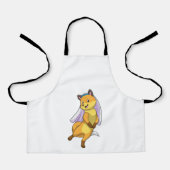 Fox as Bride with Veil Schort (Voorkant)