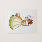 Fox as Bride with Wedding dress.PNG Legpuzzel (Horizontaal)