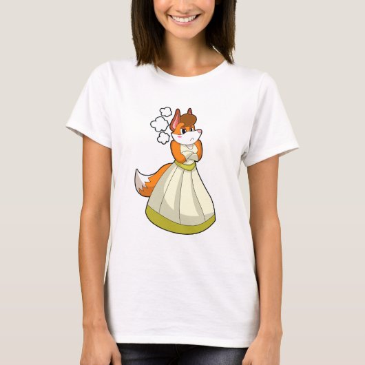 Fox as Bride with Wedding dress.PNG T-shirt (Voorkant)