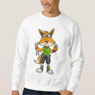 Fox as Mechanic with Wrench & Nut Trui