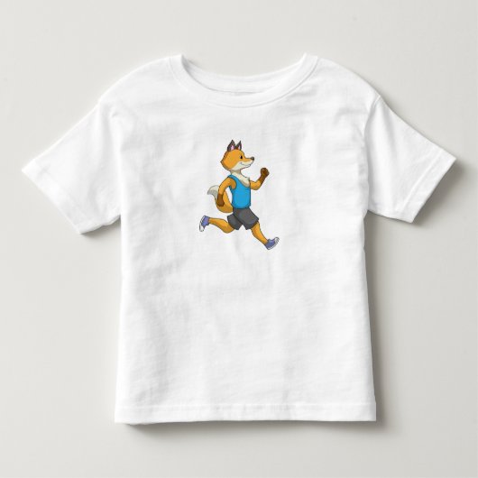 Fox as Runner at Running Kinder Shirts (Voorkant)