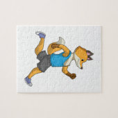 Fox as Runner at Running Legpuzzel (Horizontaal)