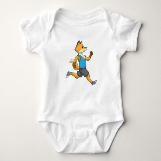 Fox as Runner at Running Romper (Voorkant)