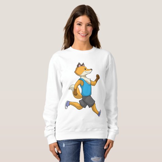 Fox as Runner at Running Trui (Voorkant volledig)