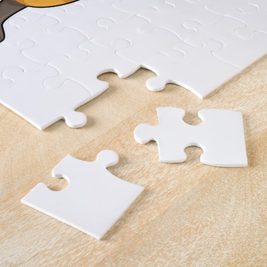 Fox as Secretary with Coffee Cup Legpuzzel (Zijkant)