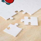 Fox as Skater with Roller skates Legpuzzel (Zijkant)