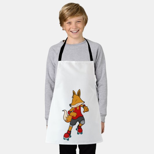 Fox as Skater with Roller skates Schort (Gedragen)