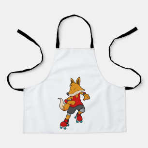 Fox as Skater with Roller skates Schort