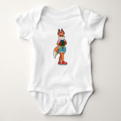 Fox at Bowling with Bowling ball Romper (Voorkant)