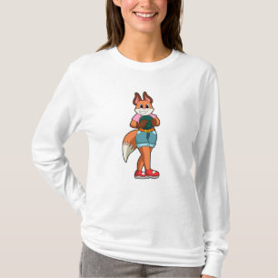 Fox at Bowling with Bowling ball T-shirt