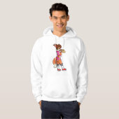 Fox at Football Sports Hoodie (Voorkant volledig)