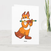 Fox at Music with Flute.PNG Kaart (Achterkant)