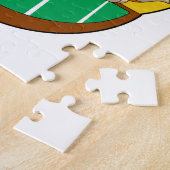 Fox at Poker with Poker chips Legpuzzel (Zijkant)