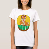 Fox at Poker with Poker chips T-shirt (Voorkant)