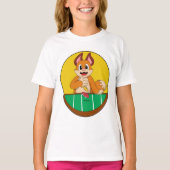 Fox at Poker with Poker chips T-shirt (Voorkant)