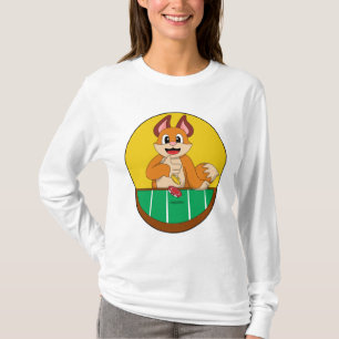 Fox at Poker with Poker chips T-shirt