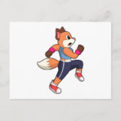 Fox at Running Briefkaart (Voorkant)