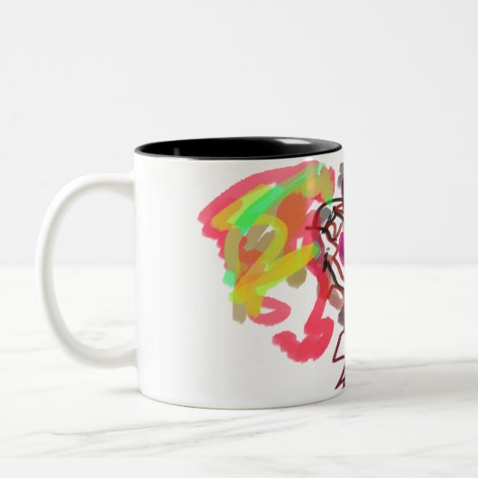 Fox autumn  love tweekleurige koffiemok (Links)