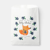 Fox Baby shower Bedankzakje (Voorkant)