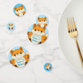 Fox Baby shower Blue Woodland Confetti (Groep)