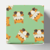 Fox Baby shower Green Bedankdoosjes (Bovenkant)