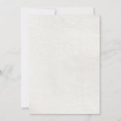 Fox Baby shower Invitation - Woodland Theme Kaart (Achterkant)