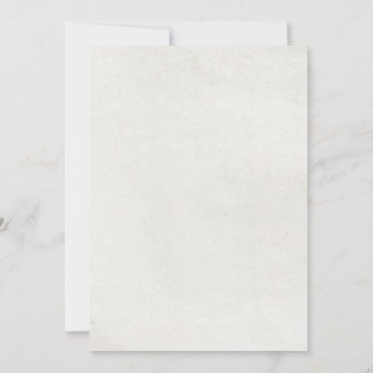 Fox Baby shower Invitation - Woodland Theme Kaart (Achterkant)