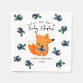 Fox Baby shower Servet (Voorkant)