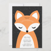 Fox Baby shower Uitnodiging (Voorkant)