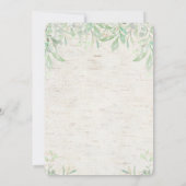 Fox Baby shower Uitnodiging (Achterkant)