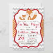 Fox Baby shower Uitnodiging (Voorkant)