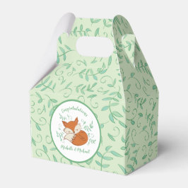 Fox Baby shower Woodland Animals Bedankdoosjes