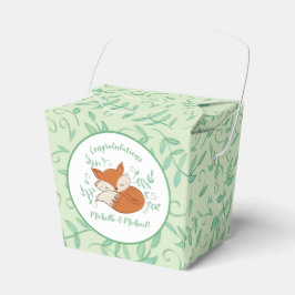 Fox Baby shower Woodland Animals Bedankdoosjes