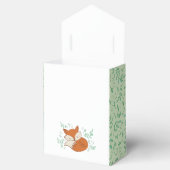 Fox Baby shower Woodland Animals Bedankdoosjes (Geopend)