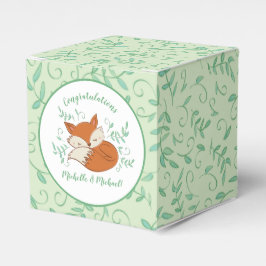 Fox Baby shower Woodland Animals Bedankdoosjes