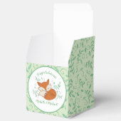 Fox Baby shower Woodland Animals Bedankdoosjes (Geopend)