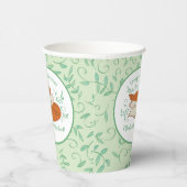 Fox Baby shower Woodland Animals Papieren Bekers (Rechts)