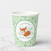Fox Baby shower Woodland Animals