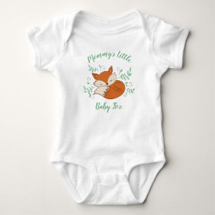 Fox Baby shower Woodland Animals Romper
