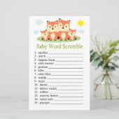 Fox Baby word scramble game (Staand voorkant)