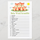 Fox Baby word scramble game (Voorkant)